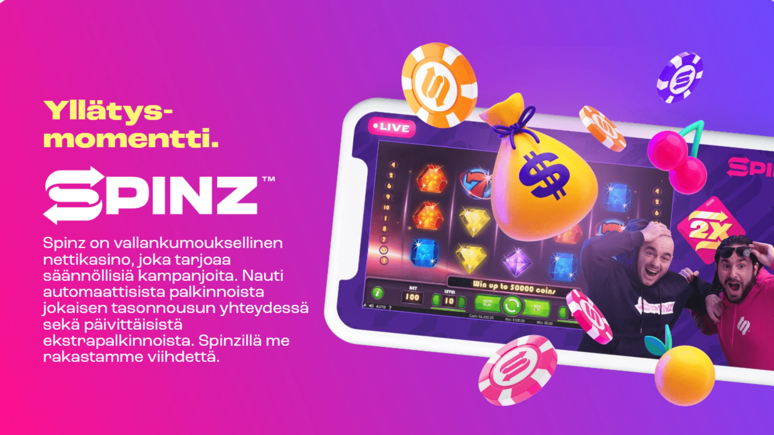 Spinz Bonukset